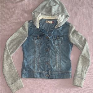 Jean/sweater jacket